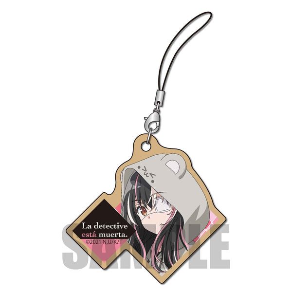 『探偵はもう、死んでいる。』木札ストラップ 斎川 唯